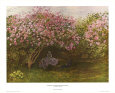 Le repos sous les lilas Reproduction d'art par Claude Monet