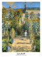 Garden at Vetheuil, 1881 Art Print by Claude Monet