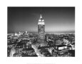 New York, New York, Empire State Building Lámina por Henri Silberman