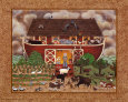 Arche avec grange rouge Reproduction d'art par Carol Robinson