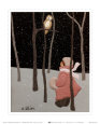 Bonsoir Chouette Art Print by Diane Ethier