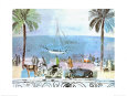 Promenade a Nice Art Print by Raoul Dufy