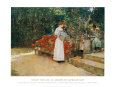 Après le petit déjeuner (1887) Reproduction d'art par Childe Hassam