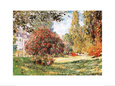 Le parc Monceau Reproduction d'art par Claude Monet