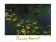 Water Lilies of the Orangerie as Giverny Konsttryck av Claude Monet
