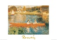 The Seine at Asnieres Lámina por Pierre-Auguste Renoir