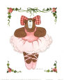 Oursonne ballerine I Reproduction d'art par Carol Robinson