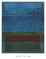 Blue, Green, and Brown Taidevedos tekijänä Mark Rothko