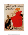 Lait stérilisé Reproduction d'art par Théophile Alexandre Steinlen