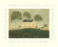Farm House on Hill Art Print by Warren Kimble