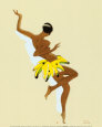 Black Thunder, Josephine Baker Lámina por Paul Colin