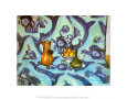 Still Life with Tablecloth Art Print by Henri Matisse
