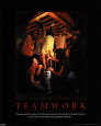 Team Work - Kegstand poster
