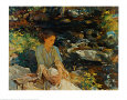 Le ruisseau noir Reproduction d'art par John Singer Sargent
