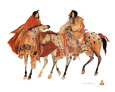 Meeting Art Print by Carol Grigg