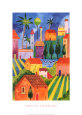 Hill Town II Art Print by Sophie Harding