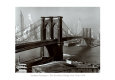 Brooklynský most Umělecká reprodukce od Andreas Feininger
