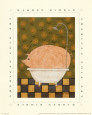 Hog Wash Art Print by Warren Kimble