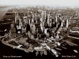 New York, New York, View to Downtown Konsttryck