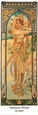Daytime Impressão artística por Alphonse Mucha