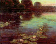 Close of Day, Lily Pads Impressão artística