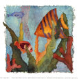 Poissons tropicaux I Reproduction d'art par Linn Done
