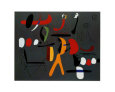 Peinture Collage Reproduction d'art par Joan Miró