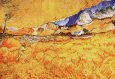 The Harvester Art Print by Vincent van Gogh