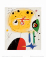 Et Fixe Les Cheveux d'une Etoile Reproduction d'art par Joan Miró
