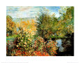 Peintures de jardins (Monet) Affiches