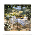 Tuscany Terrace Art Print by Allayn Stevens