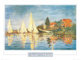 Regatta at Argenteuil Kunsttryk af Claude Monet