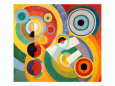 Rhythm, Joie De Vivre Lámina por Robert Delaunay