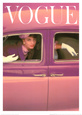 Vogue-omslag, herfstfuchsia, 1957