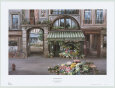 Dominique fleuriste Reproduction d'art par Mark St. John
