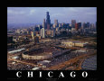 Soldier Field - Chicago, Illinois Kunstdruck von Mike Smith