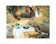Le Dejeuner Lámina por Claude Monet