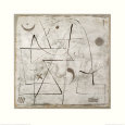 Gedanken bei Schnee, c.1933 Impressão artística por Paul Klee