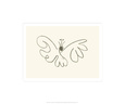 Le papillon Sérigraphie par Pablo Picasso