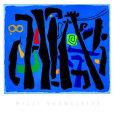 Bewegte Vertikalen Auf Blau, c.1953 Serigrafía por Willi Baumeister