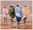 Islanders Lámina por Laverne Ross