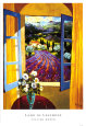 Land of Lavender Art Print by Evelyne Boren