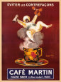 Café Martin Reproduction d'art