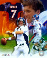 John Elway - Legends of the Game Composite - ©Photofile (Limited Edition) Foto
