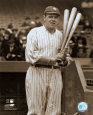 Babe Ruth - with 3 bats - ©Photofile Photo