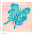 Mariposa moderna Lámina por Dona Turner