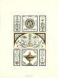 Panneau décoratif de Pergolesi VIII Reproduction d'art par Michelangelo Pergolesi