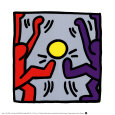 Untitled,1988 Lámina por Keith Haring