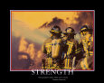 Patriotic Strength Art Print