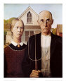 American Gothic Art Print by Grant Wood